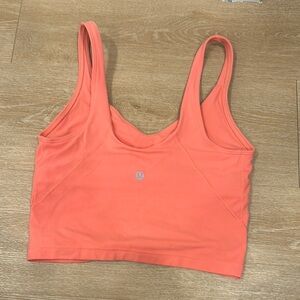 lululemon athletica Vibrant Orange Sports Bra- size 4